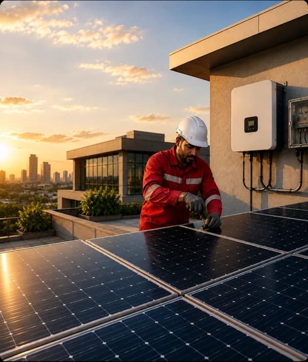 Solar installation process