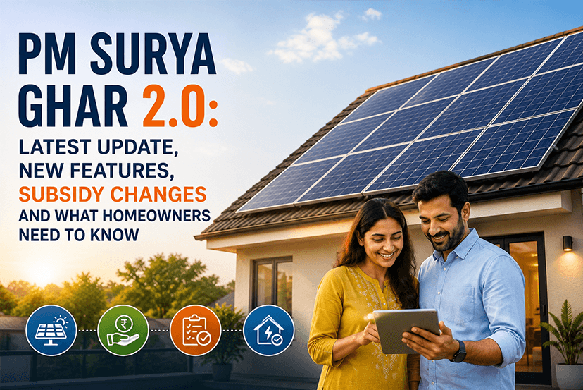 PM Surya Ghar 2.0: Latest Update, New Features, Subsidy Changes and What Homeowners Need to Know