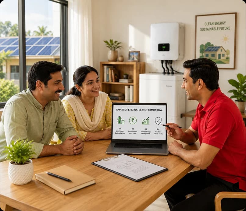 Solar installation process